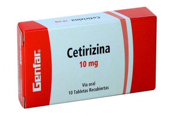 Liquen plano - caja de un medicamento antihistamínico