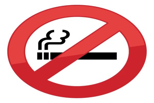 señal de prohibido fumar