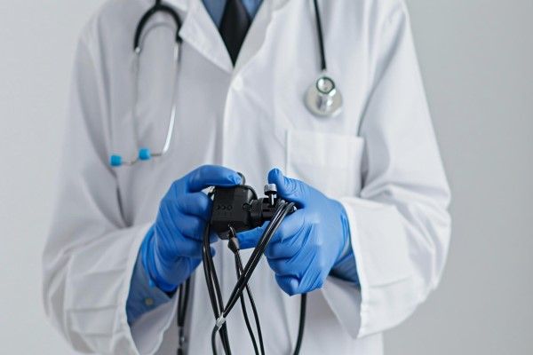  especialista medico realizando una endoscopia