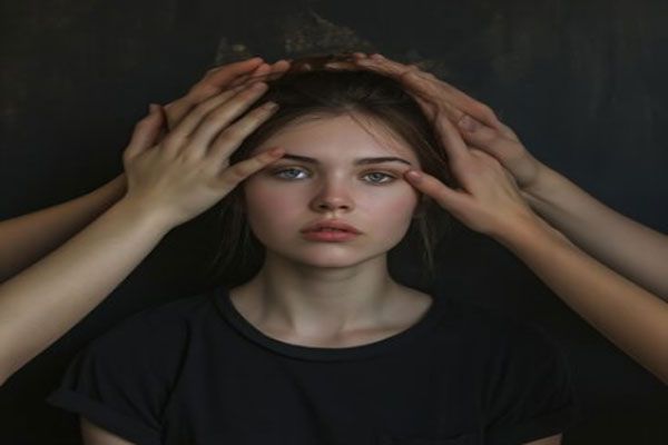Esquizofrenia paranoide - Mujer con trastorno de salud mental experimenta diversas alucinaciones táctiles 