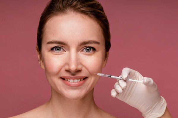 Médico estético aplicando un tratamiento de bótox Madrid a una mujer en la mejor clínica estética Madrid